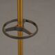 Porte-manteau en laiton et métal vintage par Jacques Adnet, France, années 1950.