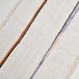 2x5 Natural White Turkish Vintage Runner Rug, 72x169Cm