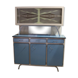 Vintage blue formica buffet