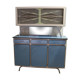 Vintage blue formica buffet