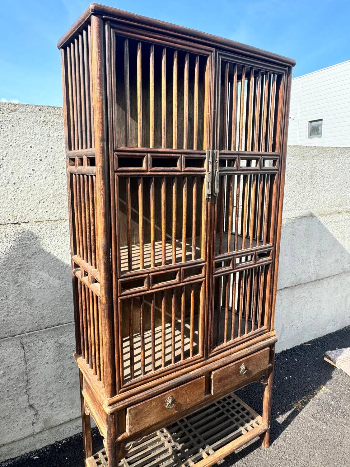 Chinese scholar's furniture circa 1900 in exotic wood