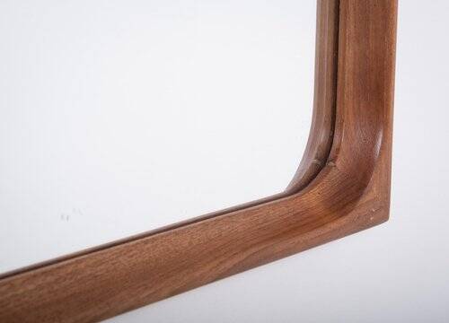 Wall Mirror with Teak Frame, Denmark, 1960s