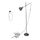 70s metal floor lamp