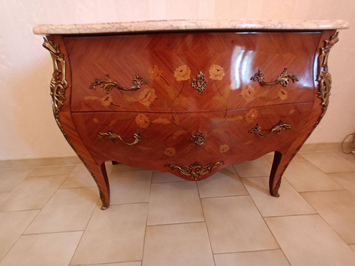 Louis XV style chest of drawers