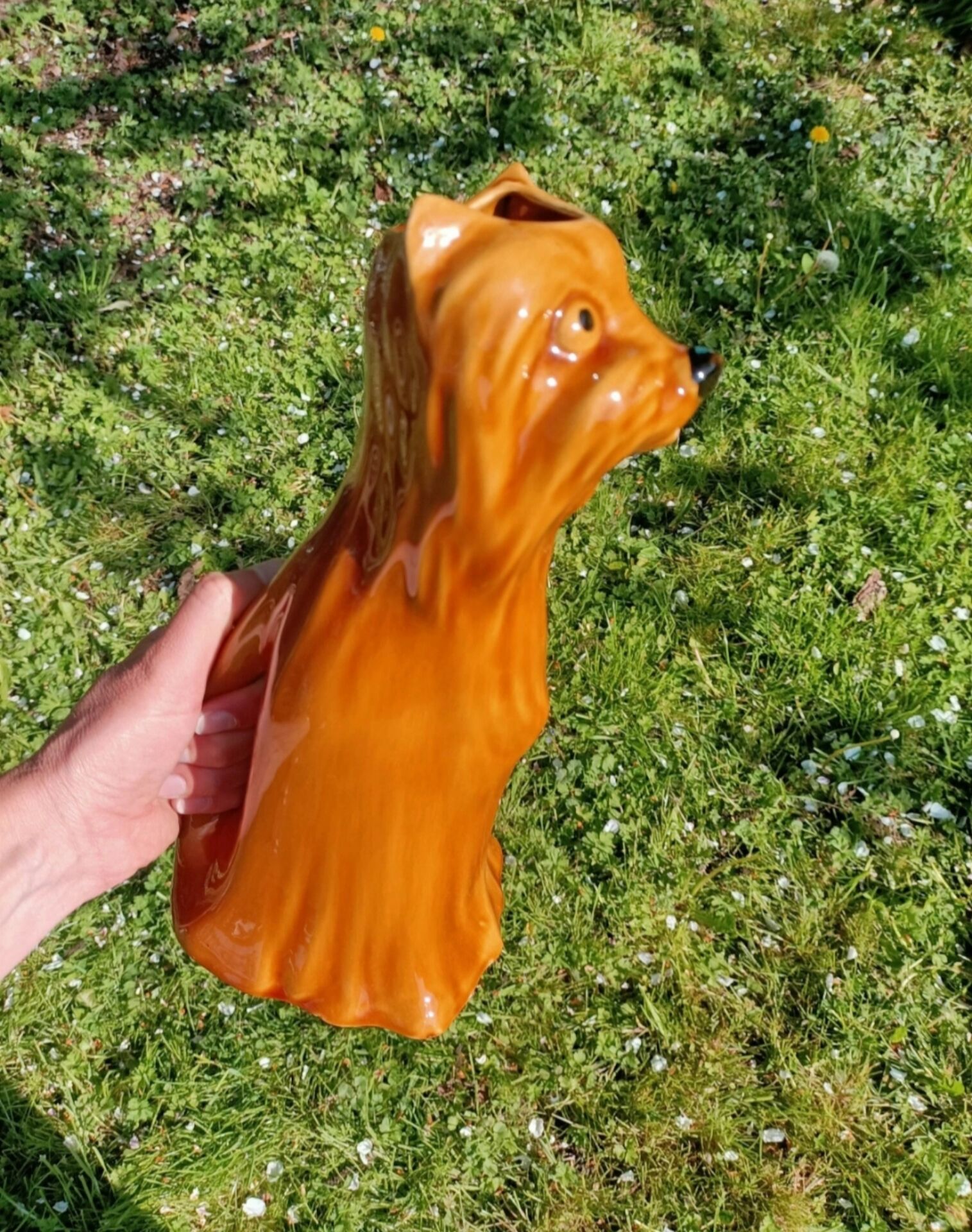 Pichet/Carafe zoomorphe céramique rétro
