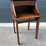 Wooden bedside table with drawer