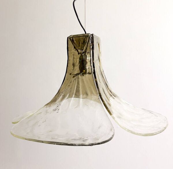 Suspension en verre de Murano de style mid-century par Carlo Nason, années 1960