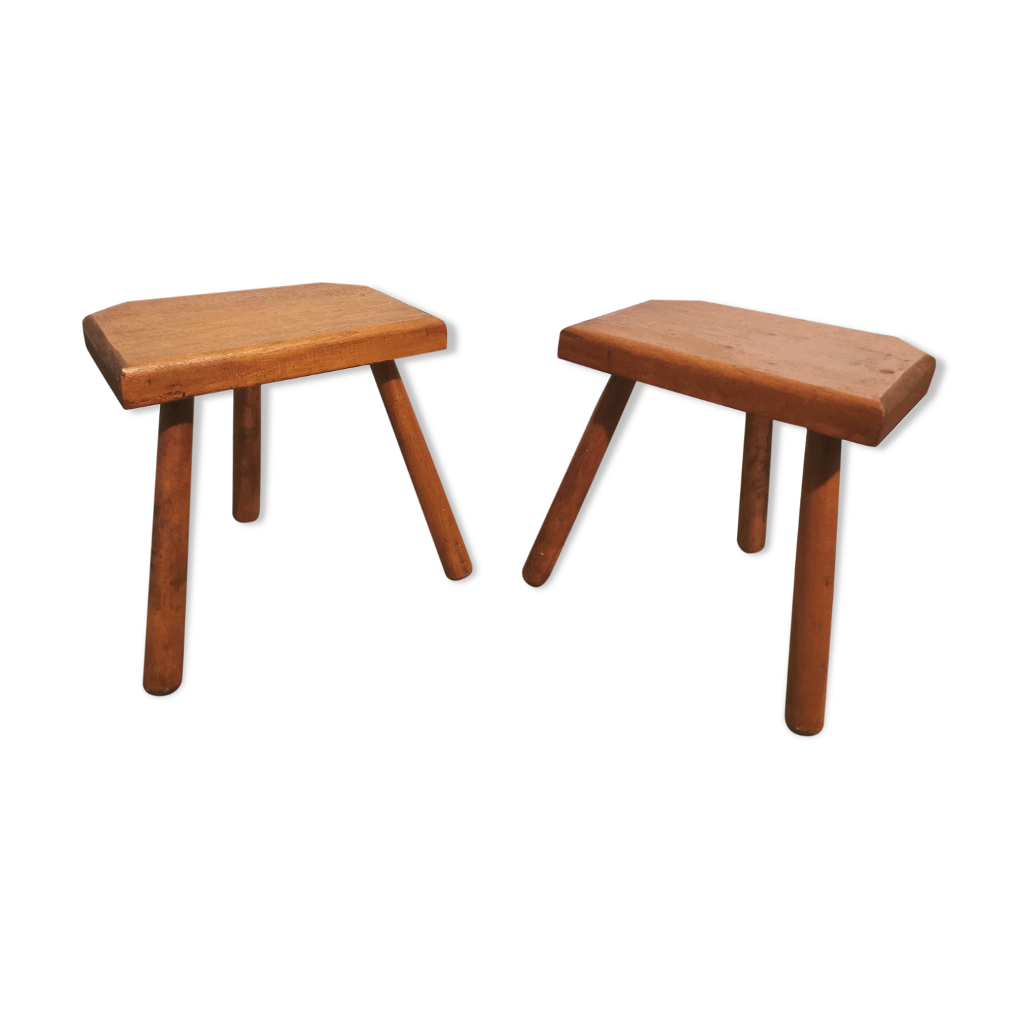 Pair of tripod stools