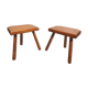 Pair of tripod stools