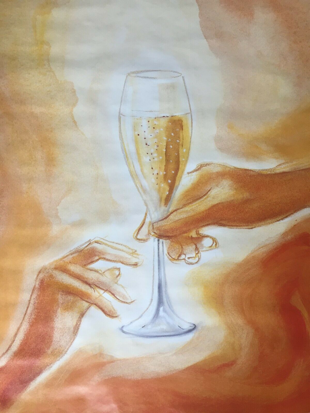 Poster "L'Instant Taittinger Champagne" 118x174cm 1985