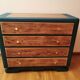 Commode vintage relookée 4 tiroirs