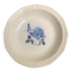 Hollow dish with blue rose motif, octagonal, vintage Digoin