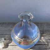 Flacon en verre sablé Art déco
