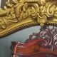 Antique French mantel mirror Louis Philippe style