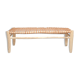 Banc bois et cuir