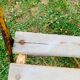 Set of 4 folding garden chairs