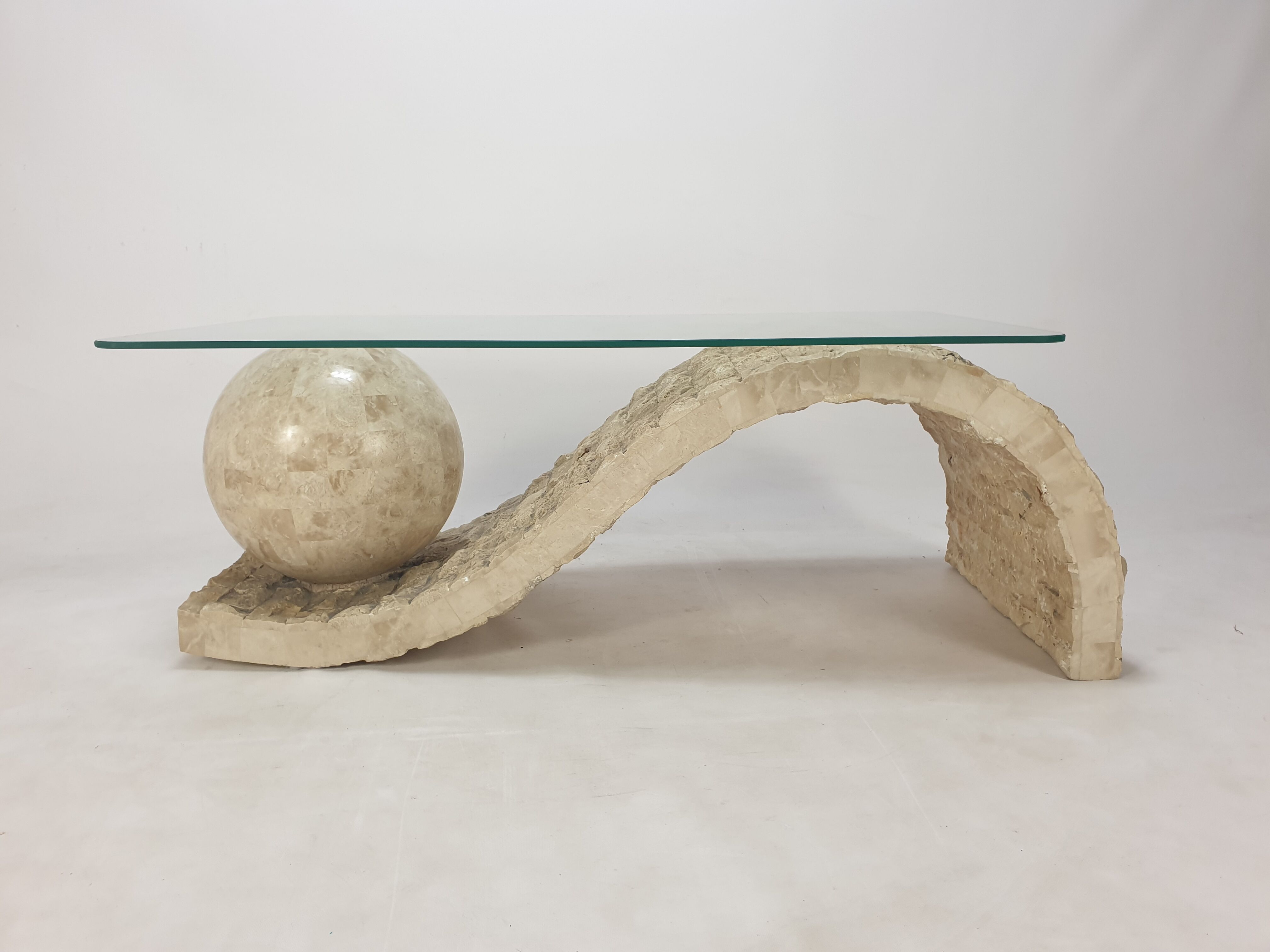 Magnussen Ponte Mactan Stone Coffee Table, 1980s