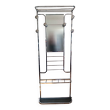 Vintage coat rack / hanger in chrome brass - Art Deco