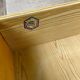 Commode anglaise rénovée en bois massif 1970