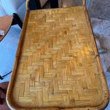Bamboo serving trolley 1960