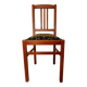 Fischel bistro chair "Indislocables" solid wood 1940s-1950s