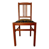 Fischel bistro chair "Indislocables" solid wood 1940s-1950s