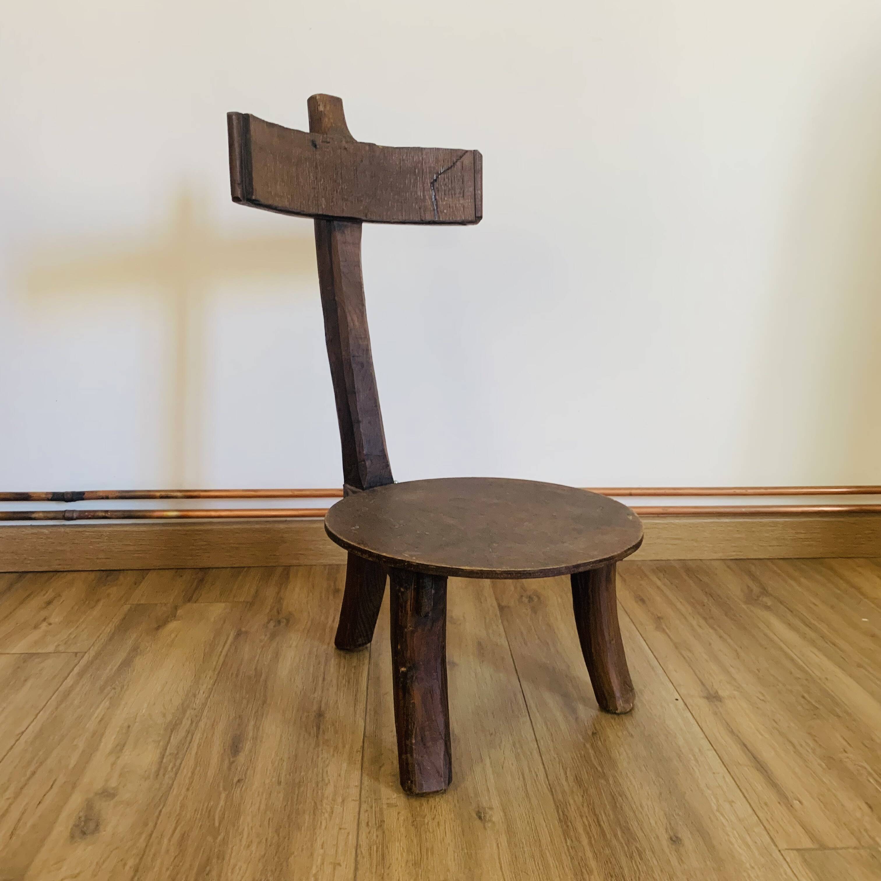 Pair of Brutalist Chairs