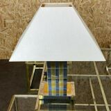 Table lamp for lumica braas & chrome