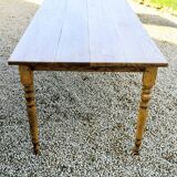 Solid oak farmhouse table