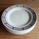Six antique dinner plates