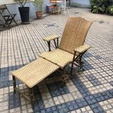 Rattan transat daybed