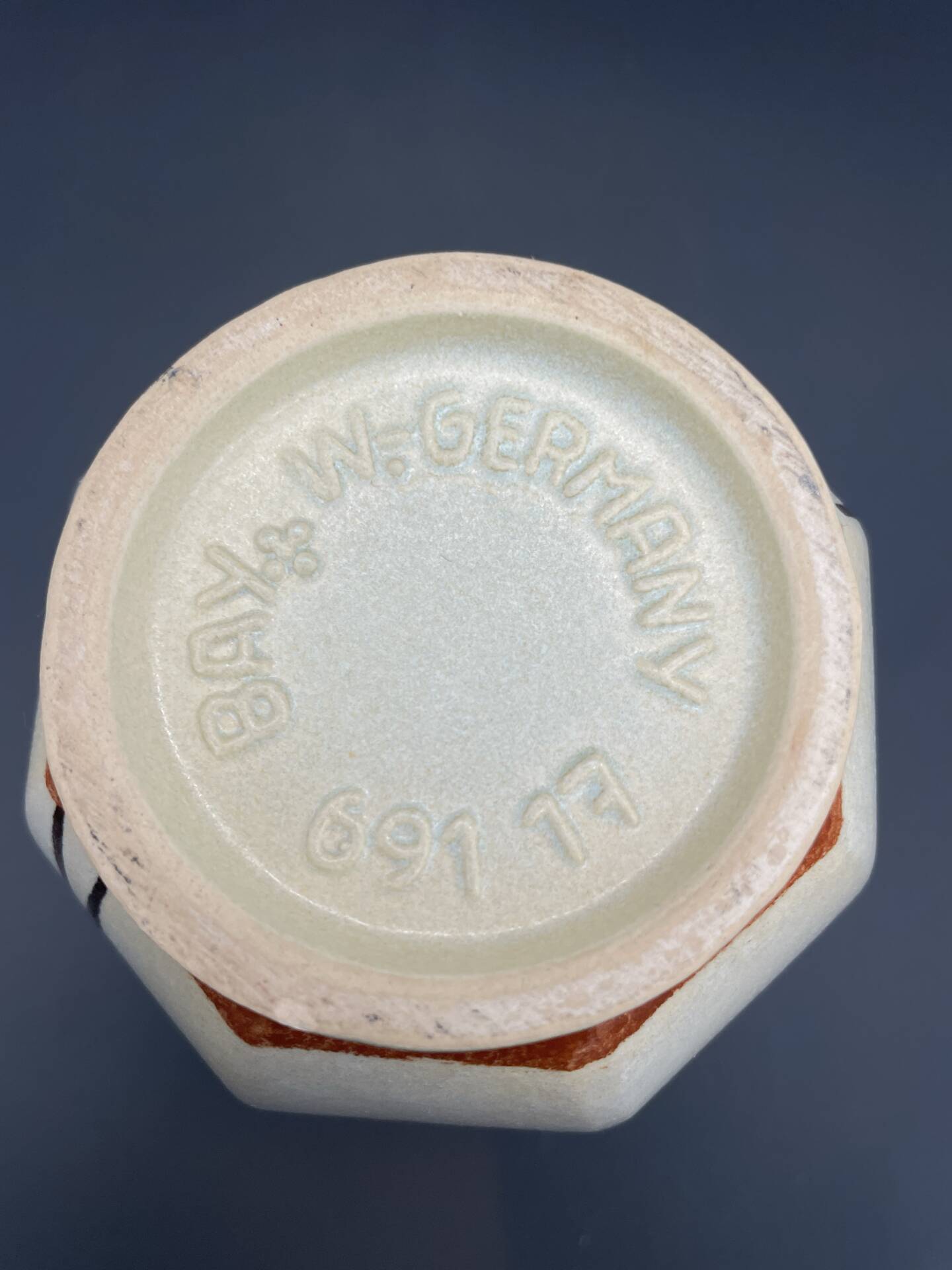 Pichet, vase à anse Bay Keramik 691-17, Allemagne de l’Ouest
