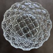 Crystal salad bowl