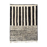 Modern Moroccan carpet white contemporary art 150x180cm