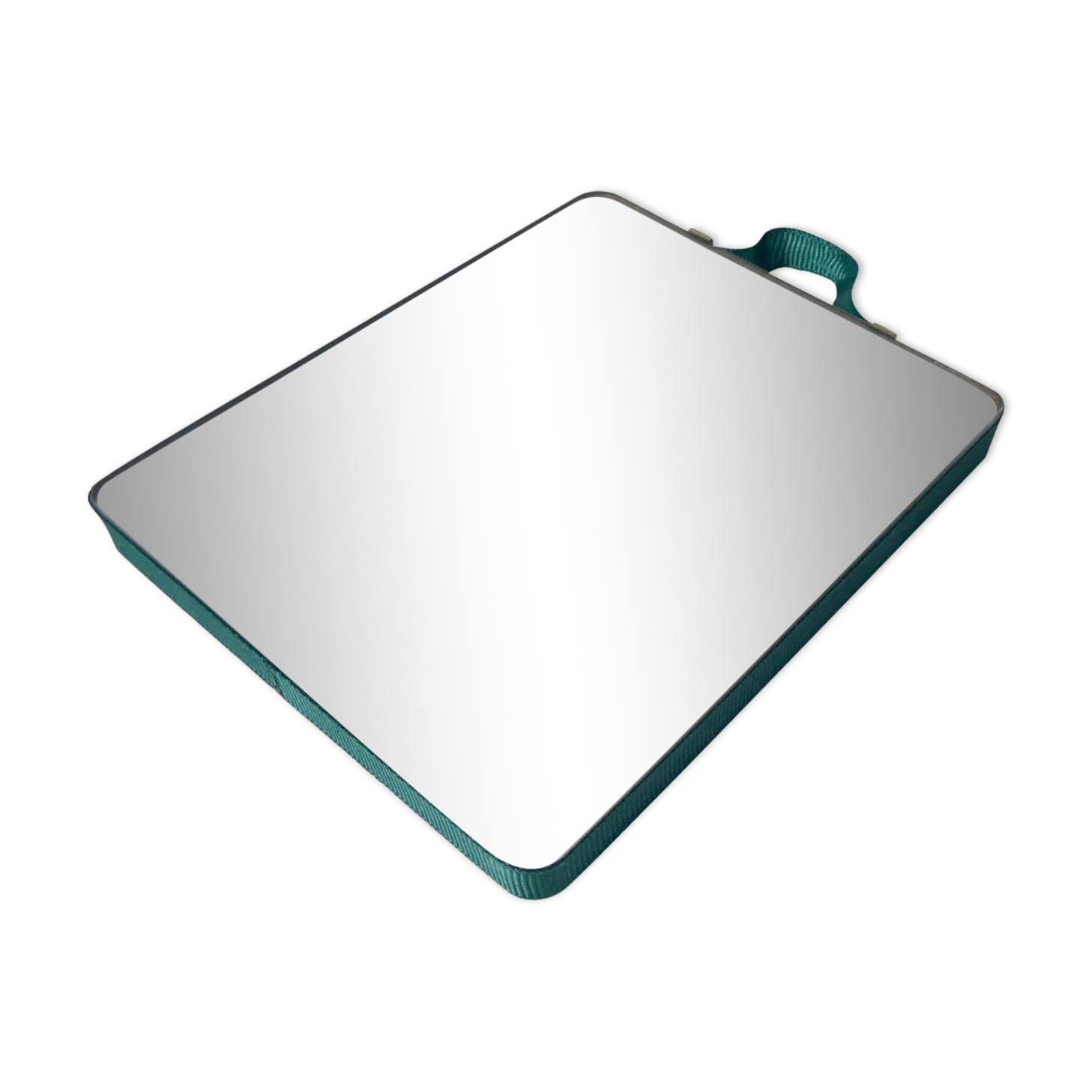 Miroir ruban vert design scandinave Inga Sempé pour Hay