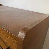 Vintage Scandinavian commode with tapered legs.