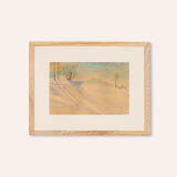Winter scenery, Aquarelle on Paper, 51 x 40 cm