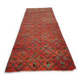 Vintage Turkish Oushak rug 118x306 cm