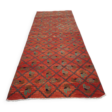 Tapis Oushak turc vintage 118x306 cm