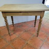 Table rectangulaire ancienne en orme massif