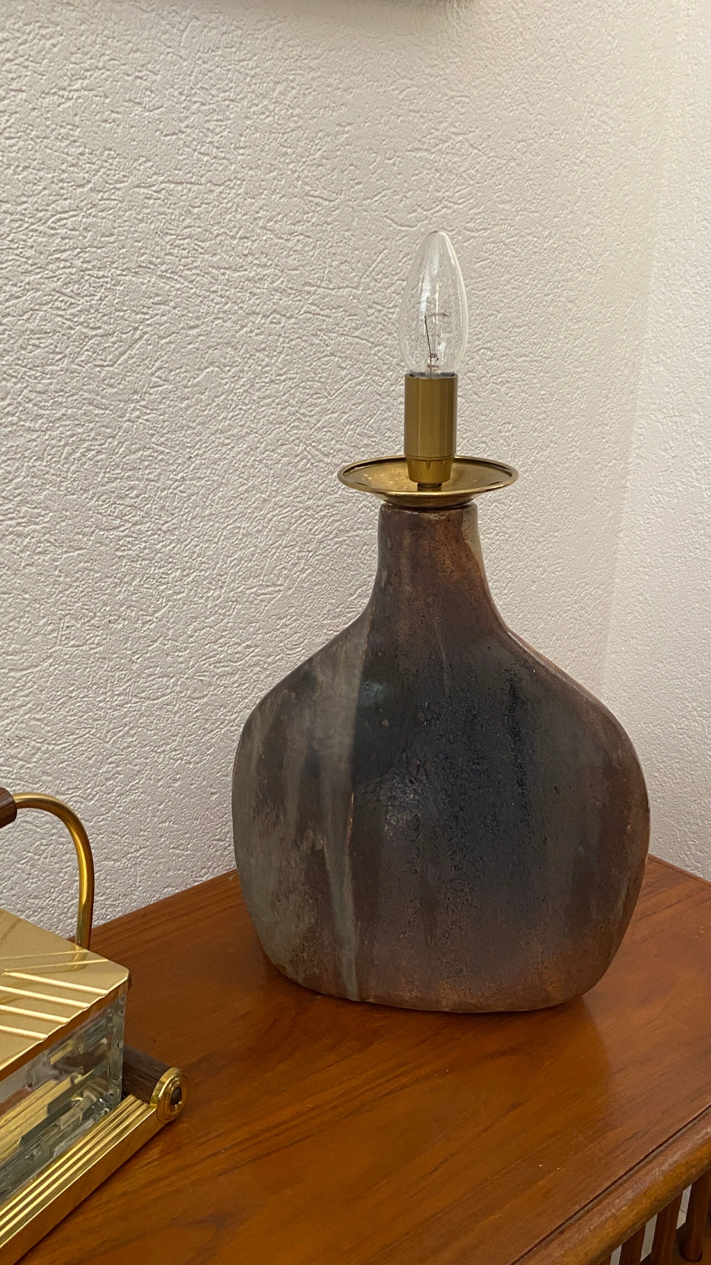 Glazed ceramic lamp, 1994