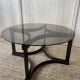 Glass & wood coffee table - Ingmar Relling