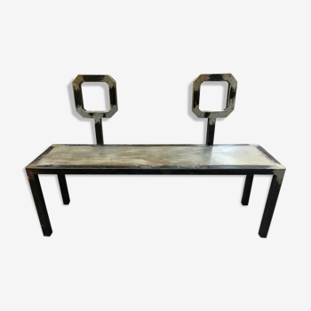 Industrial raw metal bench