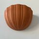 Vintage terracotta shell wall light, France 1960s