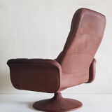 De Sede ds 50 swivel leather armchair, Switzerland 1970