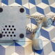 Swiss vintage dial phone in Bakelite