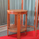 Oak art deco pedestal table