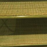 Vintage rattan shelf