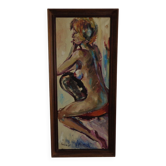 Oil on Canvas, 1970s, Framed
