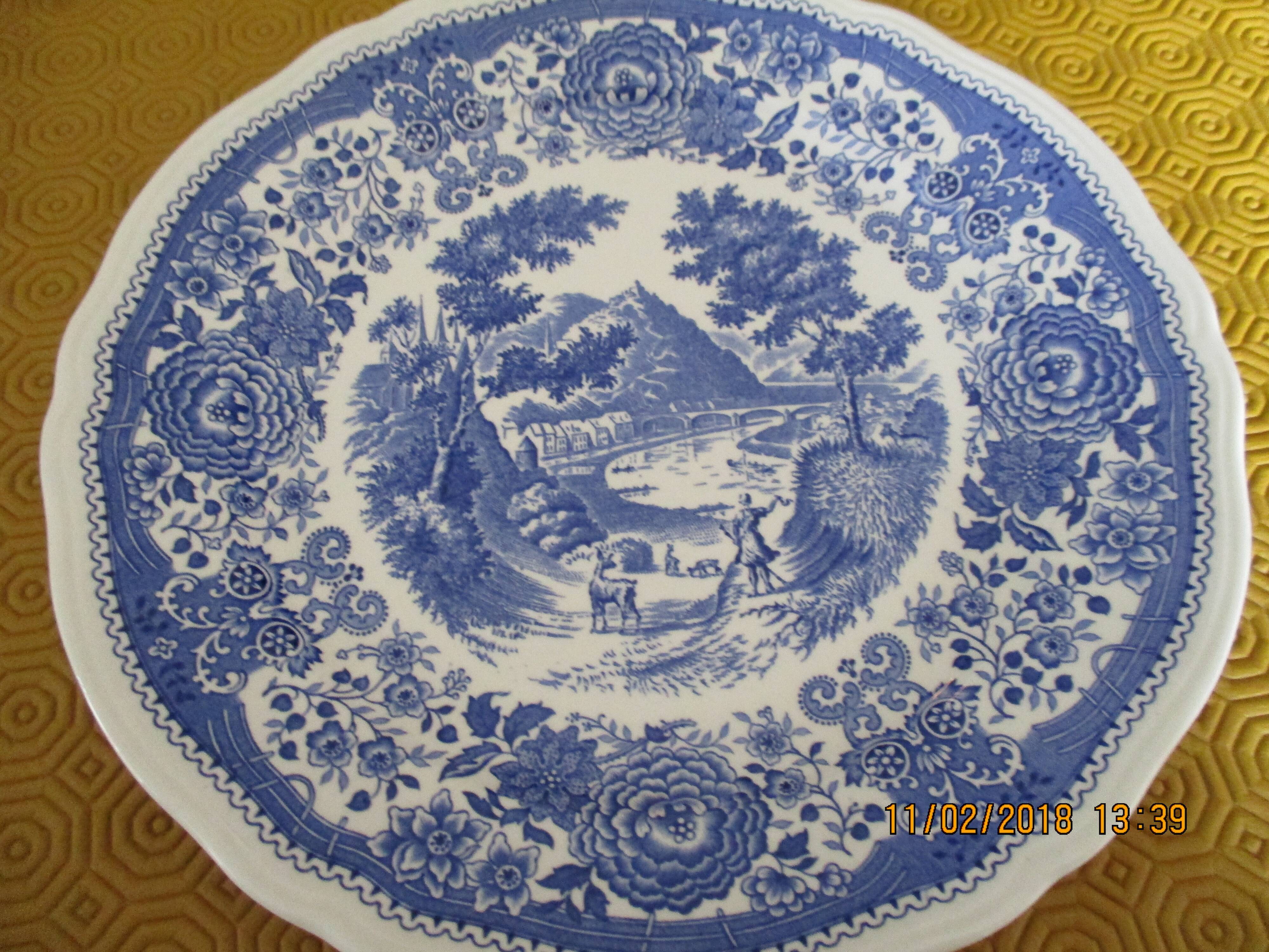 Service vaisselle Villeroy et Boch décor Burgenland bleu | Selency